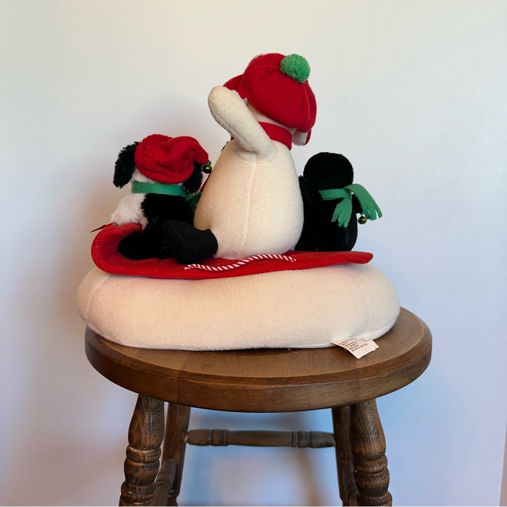 SOLD- Hallmark Jingle Pals Animated Singing Snowman Sleigh Ride Christmas Plush - Picture 6 of 16